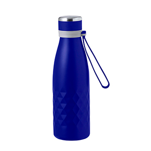 Borraccia termica personalizzata in acciaio inox da 550 ml HEXOR MKT20712 - Blu