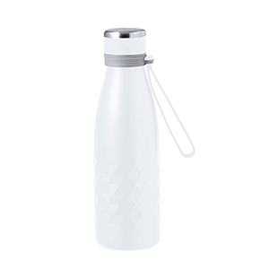 Borraccia termica personalizzata in acciaio inox da 550 ml HEXOR MKT20712 - Bianco