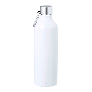 Borraccia ecologica personalizzata in alluminio riciclato da 800 ml WINEX MKT20717 - Bianco