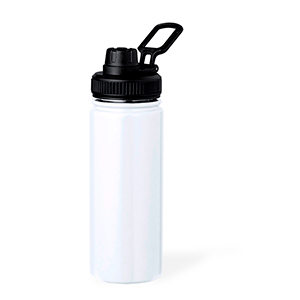 Borraccia termica personalizzata in acciaio inox da 550 ml CORVAC MKT20719 - Bianco