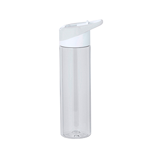 Borraccia sport personalizzata in rpet da 600 ml LAUDON MKT20721 - Bianco