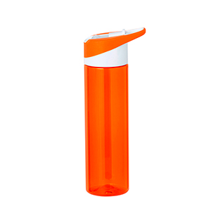 Borraccia sport personalizzata in rpet da 600 ml LAUDON MKT20721 - Arancio