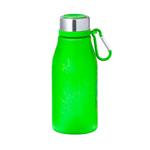 Borraccia personalizzata piccola in RPET da 370 ml KATSUR MKT20724 - Verde