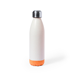 Borraccia personalizzata da 650 ml con fondo in sughero STROUD MKT20728 - Naturale