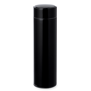 Thermos personalizzato da 450 ml con termometro digitale e infusore SUTUNG MKT20731 - Nero