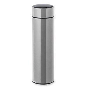 Thermos personalizzato da 450 ml con termometro digitale e infusore SUTUNG MKT20731 - Platino