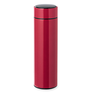 Thermos personalizzato da 450 ml con termometro digitale e infusore SUTUNG MKT20731 - Rosso