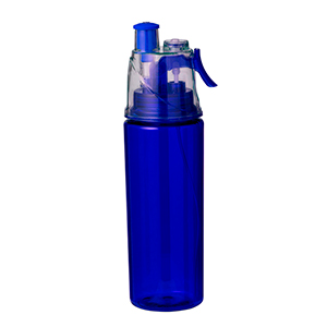 Borraccia sportiva personalizzata da 600 ml con vaporizzatore FLUXI MKT20736 - Blu