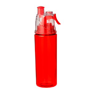 Borraccia sportiva personalizzata da 600 ml con vaporizzatore FLUXI MKT20736 - Rosso