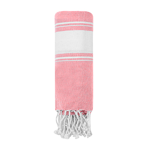 Telo hammam personalizzato in cotone e poliestere 180 gr/m2 BOTARI MKT20751 - Rosa