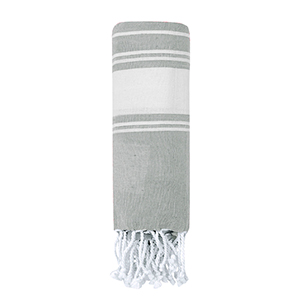 Asciugamano fouta personalizzato in cotone e poliestere 180 gr/m2 DONELL MKT20782 - Grigio