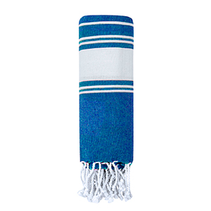 Asciugamano fouta personalizzato in cotone e poliestere 180 gr/m2 DONELL MKT20782 - Blu Navy