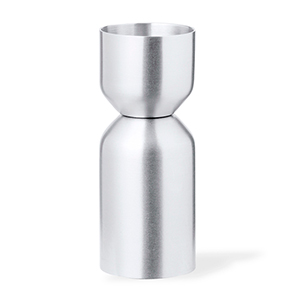 Bicchiere dosatore per bevande in acciaio inox  ZIRANO MKT20799 - Platino