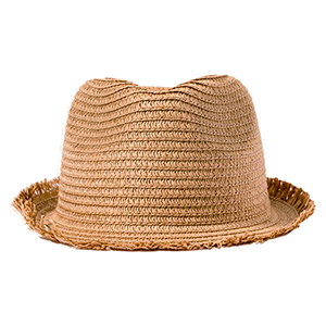 Sombrero personalizzato in cartapaglia HARMON MKT20822 - Marrone