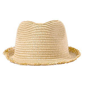 Sombrero personalizzato in cartapaglia HARMON MKT20822 - Naturale