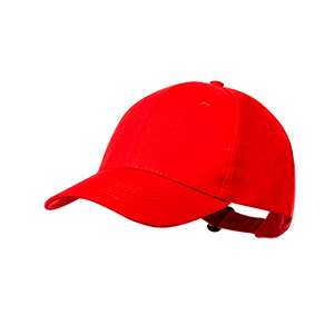 Cappellino personalizzato in cotone riciclato con 6 pannelli DAIMAT MKT20838 - Rosso