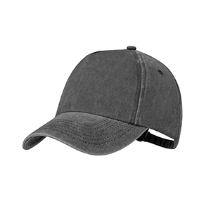 Cappellino personalizzato in cotone effetto lavato ZORP MKT20839 - Grigio