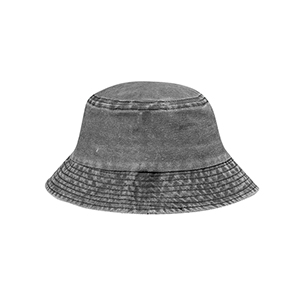 Cappello tipo pescatore personalizzato in cotone effetto lavato SIROCON MKT20841 - Grigio