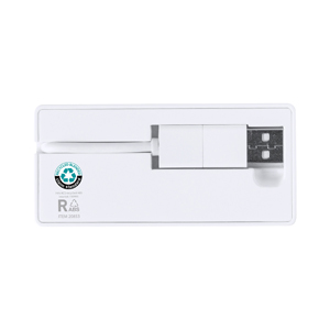 Hub USB personalizzato NOFLER RCS MKT20853 - Bianco