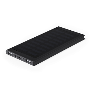 Power bank solare personalizzabile BERNANT, da 8000 mAh  MKT20858 - Nero