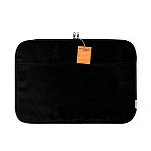 Custodia per PC portatile da 14" in cotone riciclato personalizzata ALBARN MKT20927 - Nero