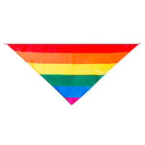 Bandana personalizzato in poliestere FARALAX MKT20974 - Arcobaleno