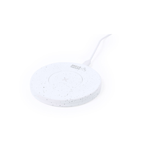 Stazioni di ricarica wireless personalizzate LUKATER MKT21040 - Bianco