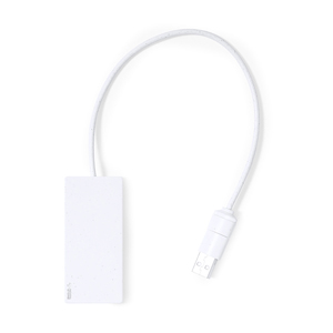 USB hub personalizzato NAGENT MKT21041 - Bianco