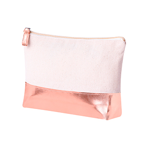 Pochette personalizzato in cotone e dettagli in similpelle RADYNEL MKT21054 - Rosa