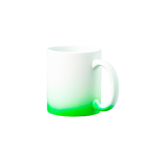 Tazza in ceramica trattata per sublimazione da 350 ml LANTEIRA MKT21092 - Verde