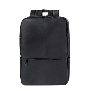 Zaino porta laptop personalizzato in similpele per pc fino 15 " e tablet SAREK MKT21115 - Nero