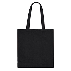 Shopper personalizzata in velluto di poliestere a coste cm 36x38x10 GAVIAR MKT21130 - Nero