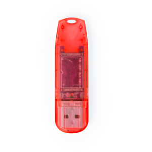 Chiavetta USB personalizzabile, traslucida STEYA 16GB MKT21215 - Rosso