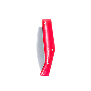 Coltello personalizzato con manico ergonomico in plastica YOUKS MKT21231 - Rosso