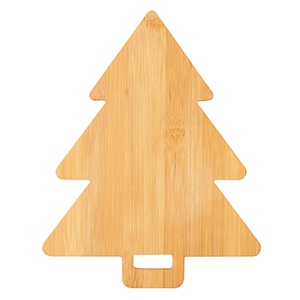 Tagliere personalizzato in bambù a forma di albero di natale STRASSER MKT21274 - Naturale