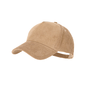 Cappellino personalizzato in velluto a coste DISPART MKT21281 - Beige