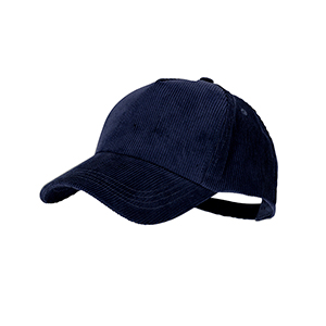 Cappellino personalizzato in velluto a coste DISPART MKT21281 - Blu Navy