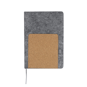 Taccuino ecologico personalizzato WILKO MKT21311 - Grigio