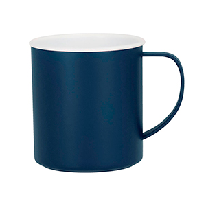 Tazza personalizzata in plastica riciclata da 300 ml MAYFER MKT21335 - Blu Navy