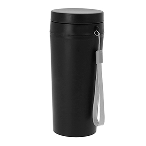 Thermos personalizzato in plastica riciclatao da 320 ml REDAR MKT21337 - Nero