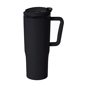 Tazza da viaggio personalizzata da 800 ml MIRANDA MKT21339 - Nero