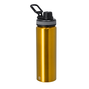 Borraccia sportiva personalizzata in alluminio riciclato da 800 ml FOULER MKT21340 - Giallo