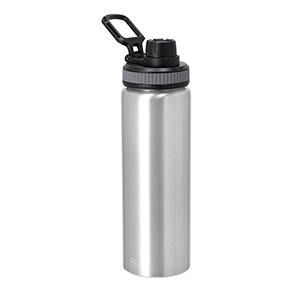 Borraccia sportiva personalizzata in alluminio riciclato da 800 ml FOULER MKT21340 - Platino