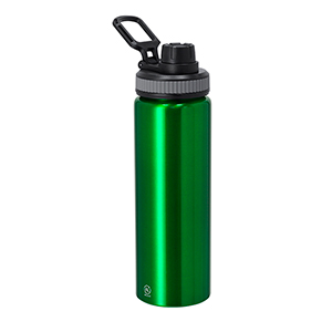 Borraccia sportiva personalizzata in alluminio riciclato da 800 ml FOULER MKT21340 - Verde