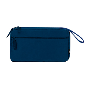 Astuccio organizzatore da viaggio in rpet SALDRICK MKT21369 - Blu Navy