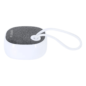 Cassa bluetooth personalizzata KOMPEC RCS, a energia solare  MKT21381 - Bianco