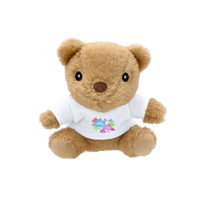 Peluche con felpa stampabile GLIK MKT21465 - Marrone