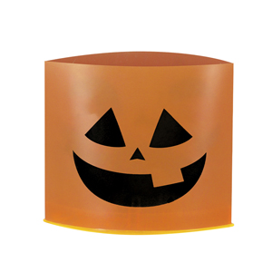 Candela decorativa per Halloween con illuminazione led TURUK MKT21527 - Arancio