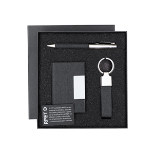 Set ufficio da regalo personalizzabile FRAXEN MKT21604 - Nero