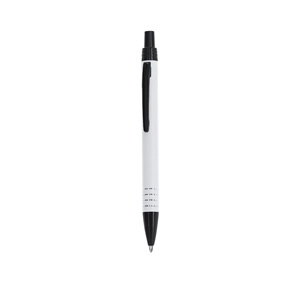 Penna personalizzata BLEAN, in alluminio riciclato MKT21609 - Bianco